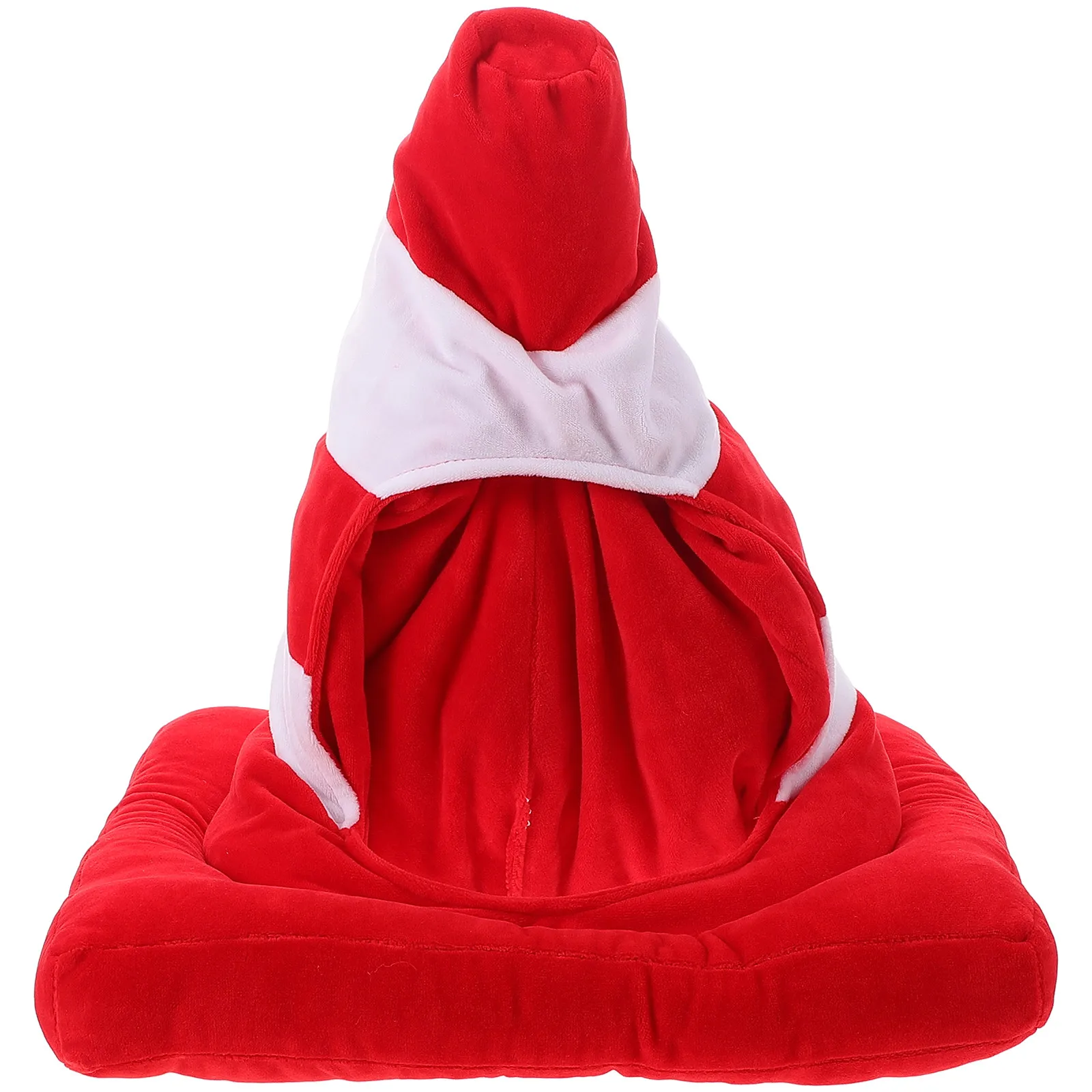 Sombrero Novedoso con Forma de Bloque de Carretera, Accesorio Creativo para la Cabeza, Atrezzo para Fiestas y Actuaciones, Disfraz de Dibujos Animados, Suministro Divertido para Cosplay