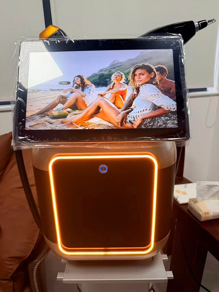 

2 in 1 Picosecond Laser Tattoo Removal 4 Waves Diode Laser Hair Removal Machine with Cooling Head Ice Painless Remove Hair