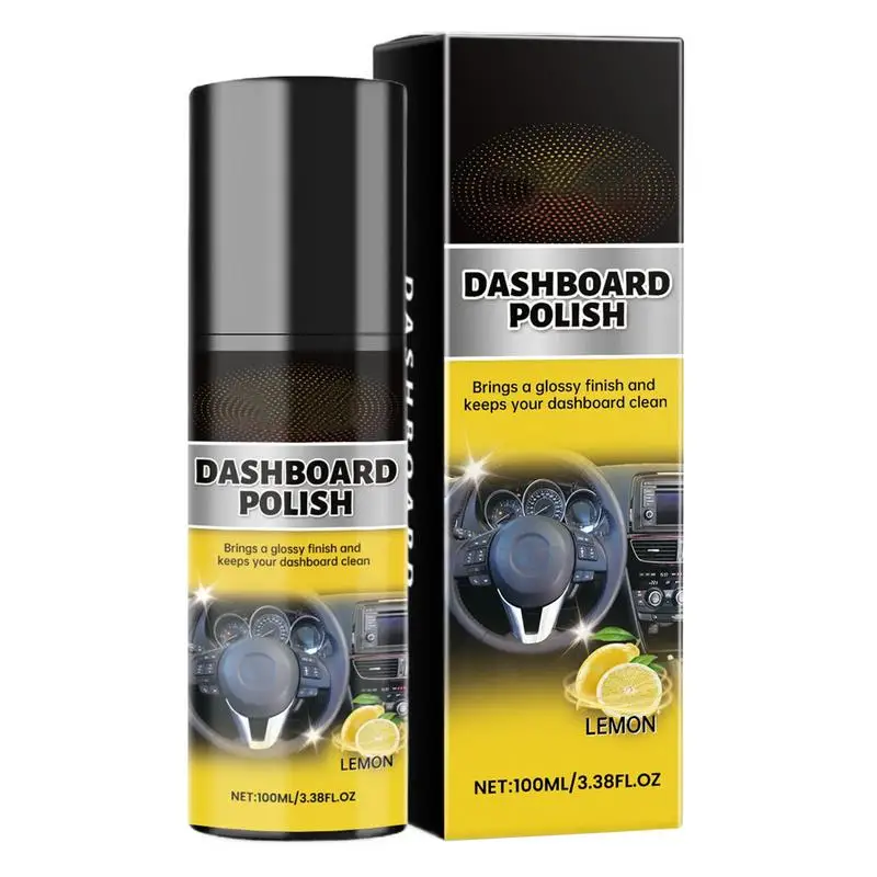 

Очиститель для полировки салона автомобиля, 100 мл, очиститель салона приборной панели, автомобильный воск, универсальный блеск, средство для полировки автомобиля