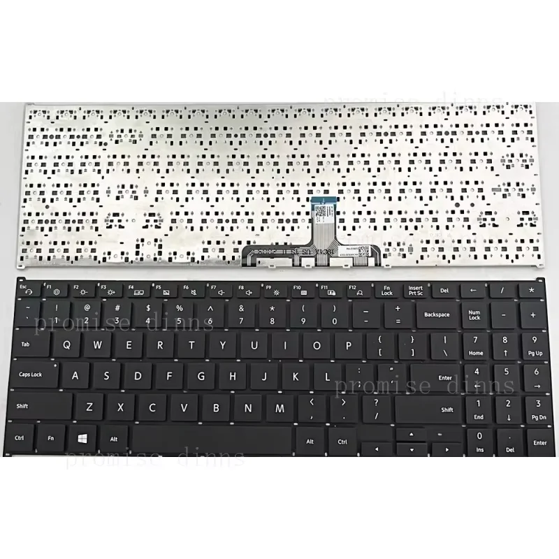 M   Laptop English US Keyboard For Samsung Plus 2 550XDA NP550XDA Black