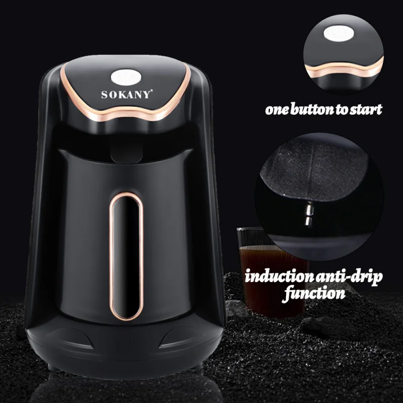 

Portable Espresso Coffee Pot New Model Turkish Heating Office Coffee and Tea Maker