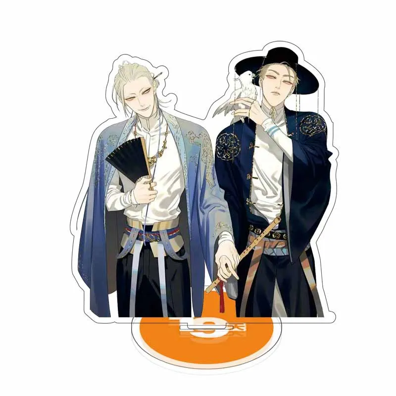 Anime 19 Days Acrylic Stand Figures Model Plate Desk Keychain Old Xian Mo Guanshan He Tian Jian Yi Desk Decoration Cosplay Props