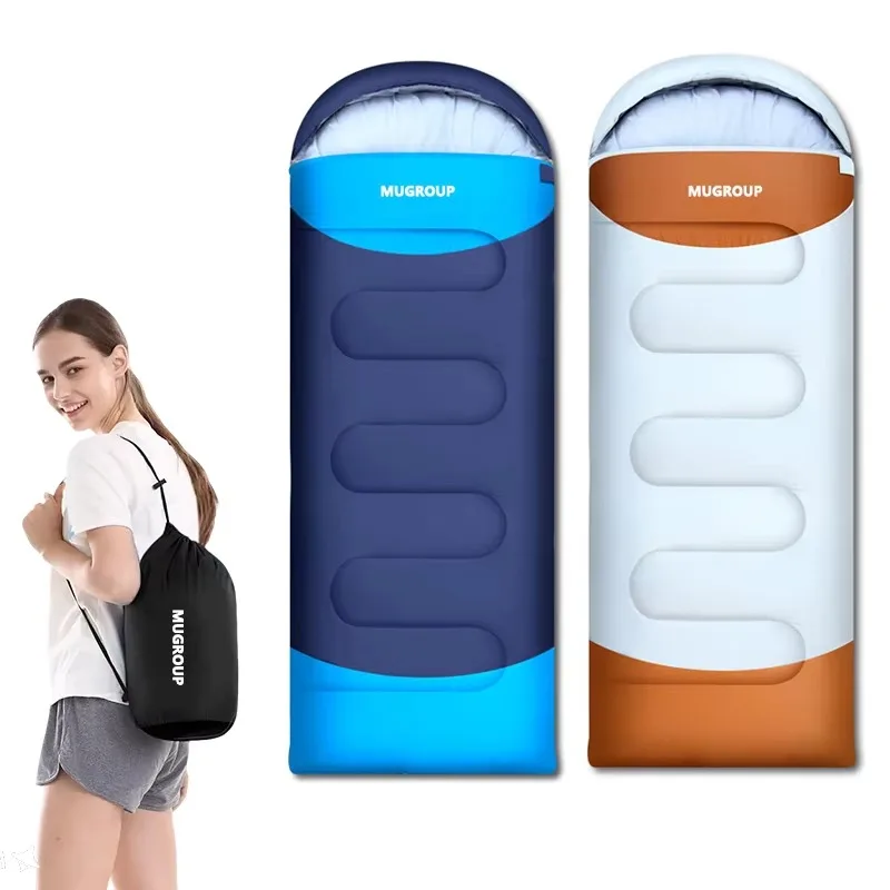 XMSJ Envelope Sleeping Bags Lightweight 4 Seasons Warm Or Cold Sleeping Bags For Adults Camping