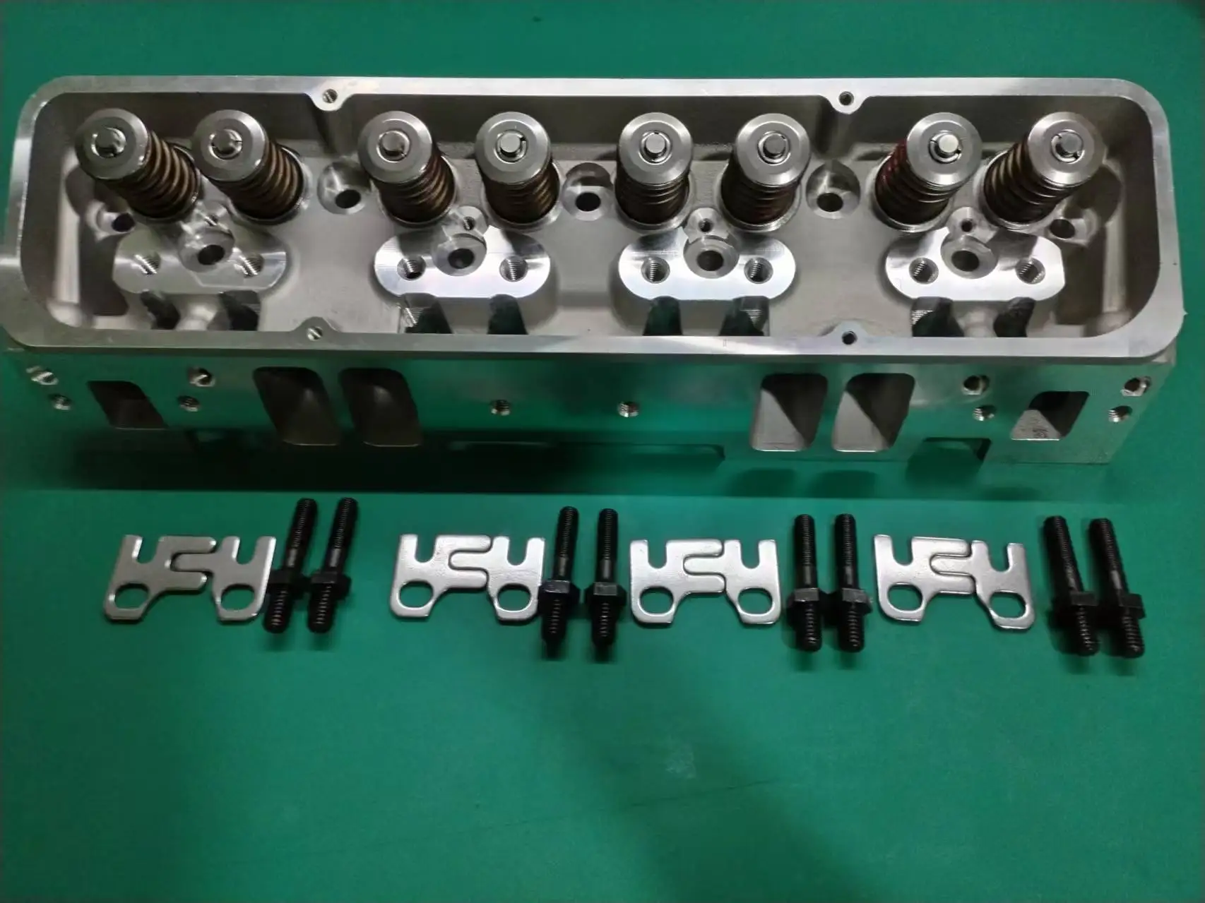 2026 New SBC350 GM350 Aluminum Complete Cylinder Heads For Chevy 350 5.7L V8 Small Block With 12-Month Warranty