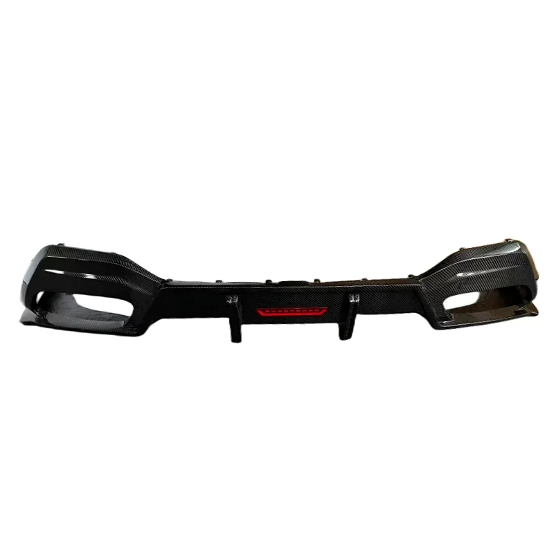 

TK style carbon fiber rear diffuser for 8-series 840i G14 G15 Rear bumper spoiler 2019-2022 Body kit Rear diffuser side skirts