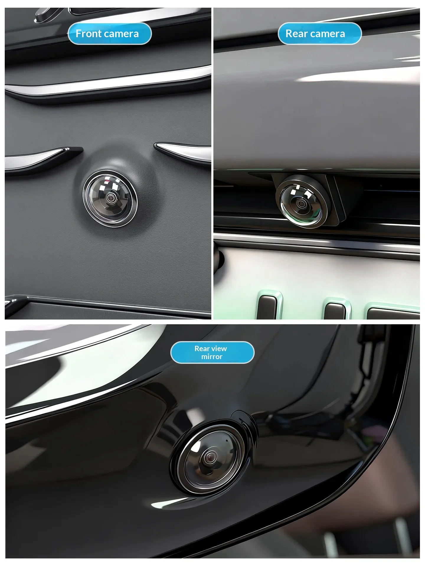 Für Zeekr 001 009 007 Zeekr X 7X 9X Auto-Kameralinsen-Schutzabdeckung 360-Grad-Ansicht Kratzfester Schutzüberzug Zubehör – Detail 6