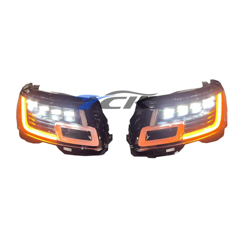 

2PC Car Light For 2018-2022 Land Rover Range Rover Headlight LED Projetor head Lamp Daytime Running Light Automotive Accessories
