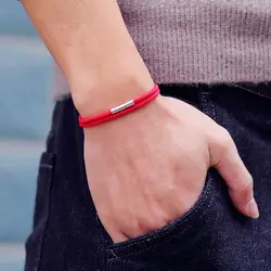 Minimalist Lucky Red Thread Bracelet Men Women Romantic Couple Braclet Yoga Brazalete 100% Unfading Friendship Braslet Pulsera
