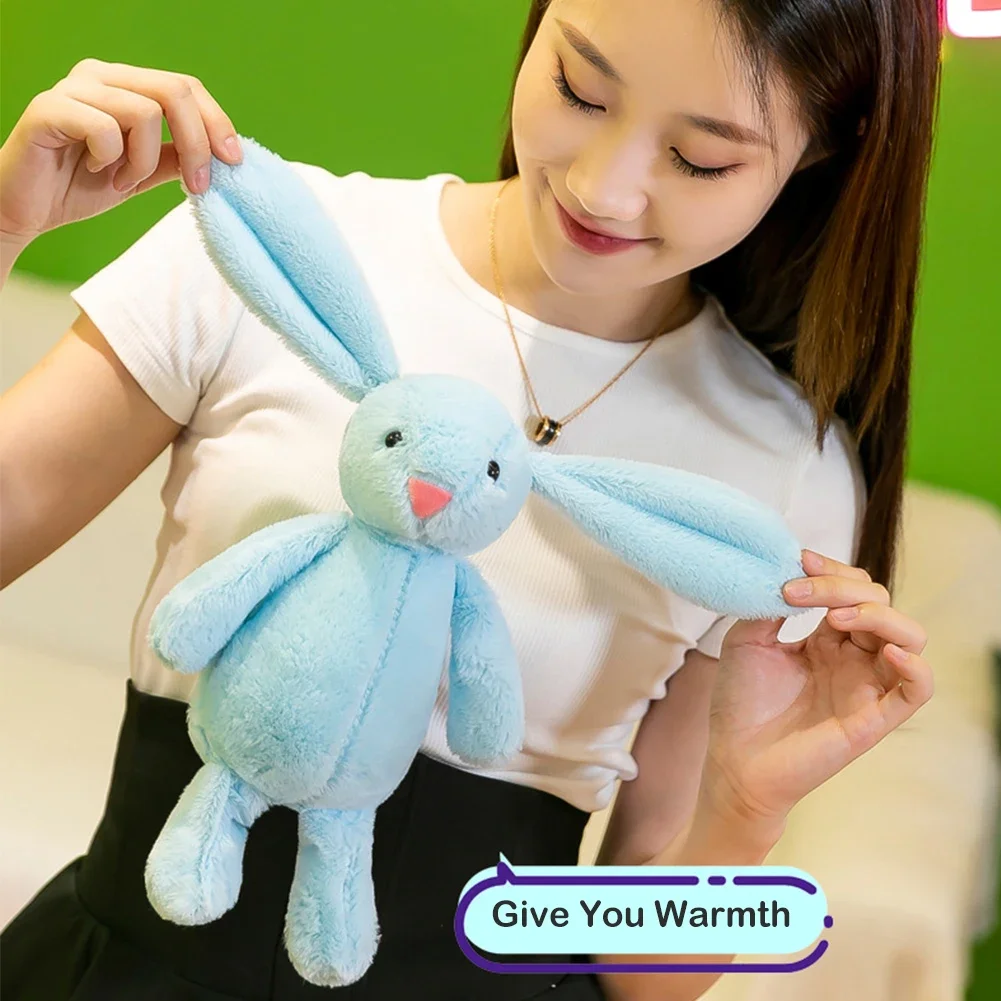 Birthday Christmas Gifts 25/35/45cm Cute Rabbit Plush Toy  Sleeping Toy Girls Baby Plush Animal Long Ear Soft Stuffed Bunny Doll