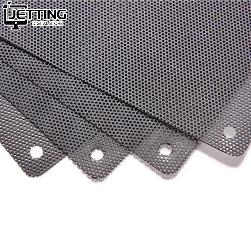 120x120mm Computer PC Dustproof Cooler Fan Case Cover Dust Filter Cuttable Mesh Fits Standard 120mm Fans + 4 Screws 1PC