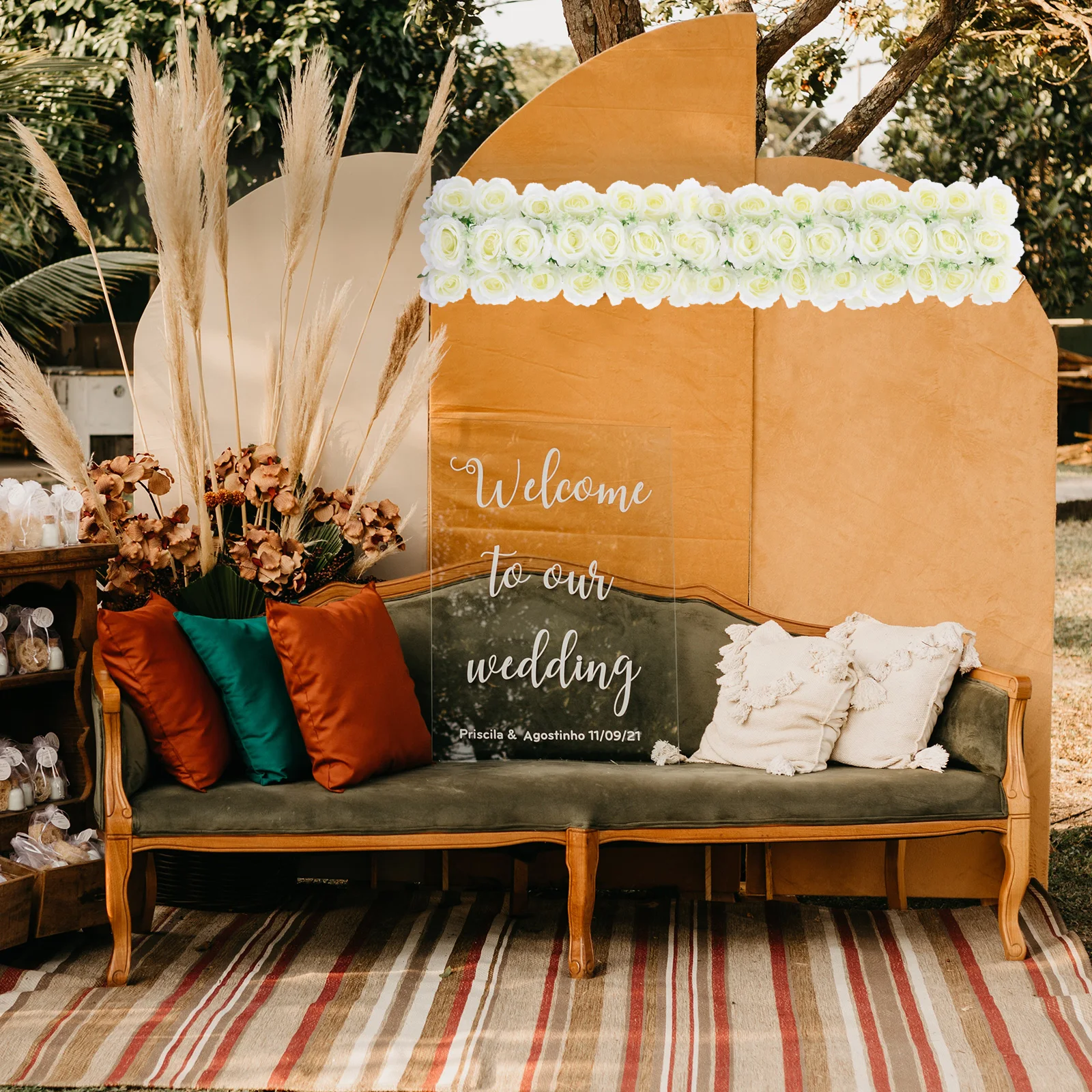 

Artificial Silk Flower Exquisite Wedding Decoration Romantic Color Design Valentine Day Fake Layout Simulation