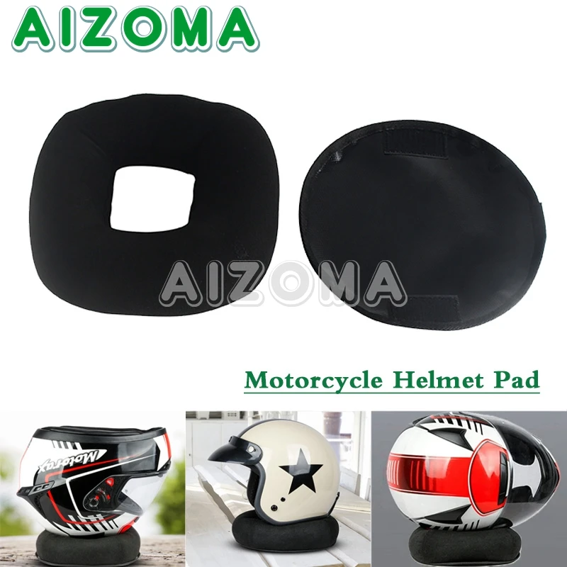 Portable Motorbike Helmet Support Pad Motorcycle Secure Helmet Donut Ring Storage Cushion Helmet Protection Stand Service Mat