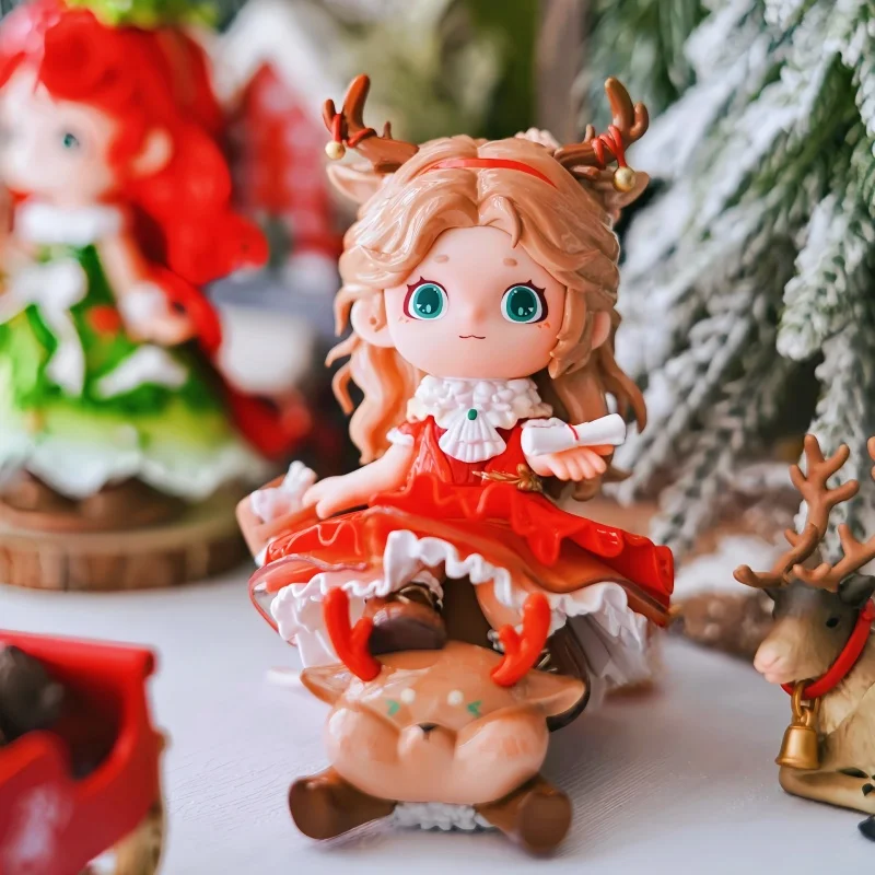 New Hot Selling Christmas Secret Ball Series Blind Box Trendy Play Princess Figurine Desktop Decoration Ornaments New Year Gifts