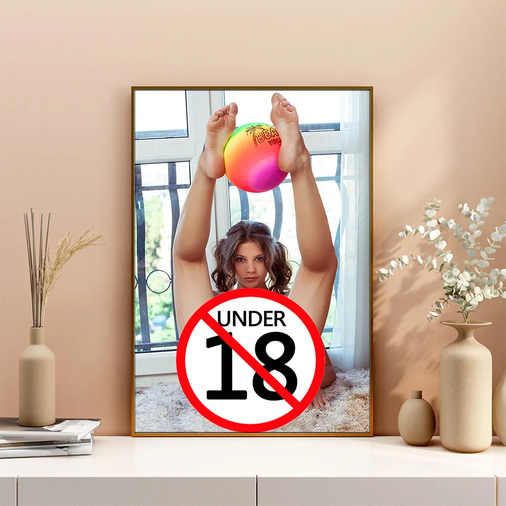 HD Prints Sexy Naked Girl Home Decoration Canvas Poster Modern Art Painting Wall Artwork Sex Woman Picture For Living Room Mural