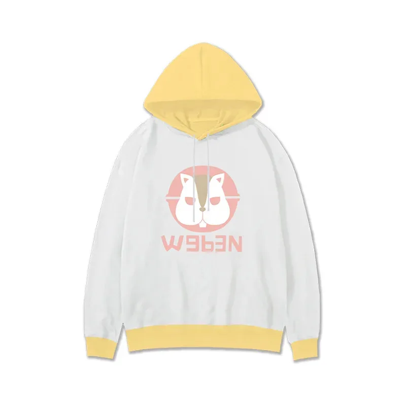 AAA 2025 Anime Lycoris Recoil Kurumi Walnuss Cosplay Kostüm Perücke Weiß Gelb Hoodie Kopfbedeckung LycoReco Outfit Hacker Mädchen Mit Kapuze