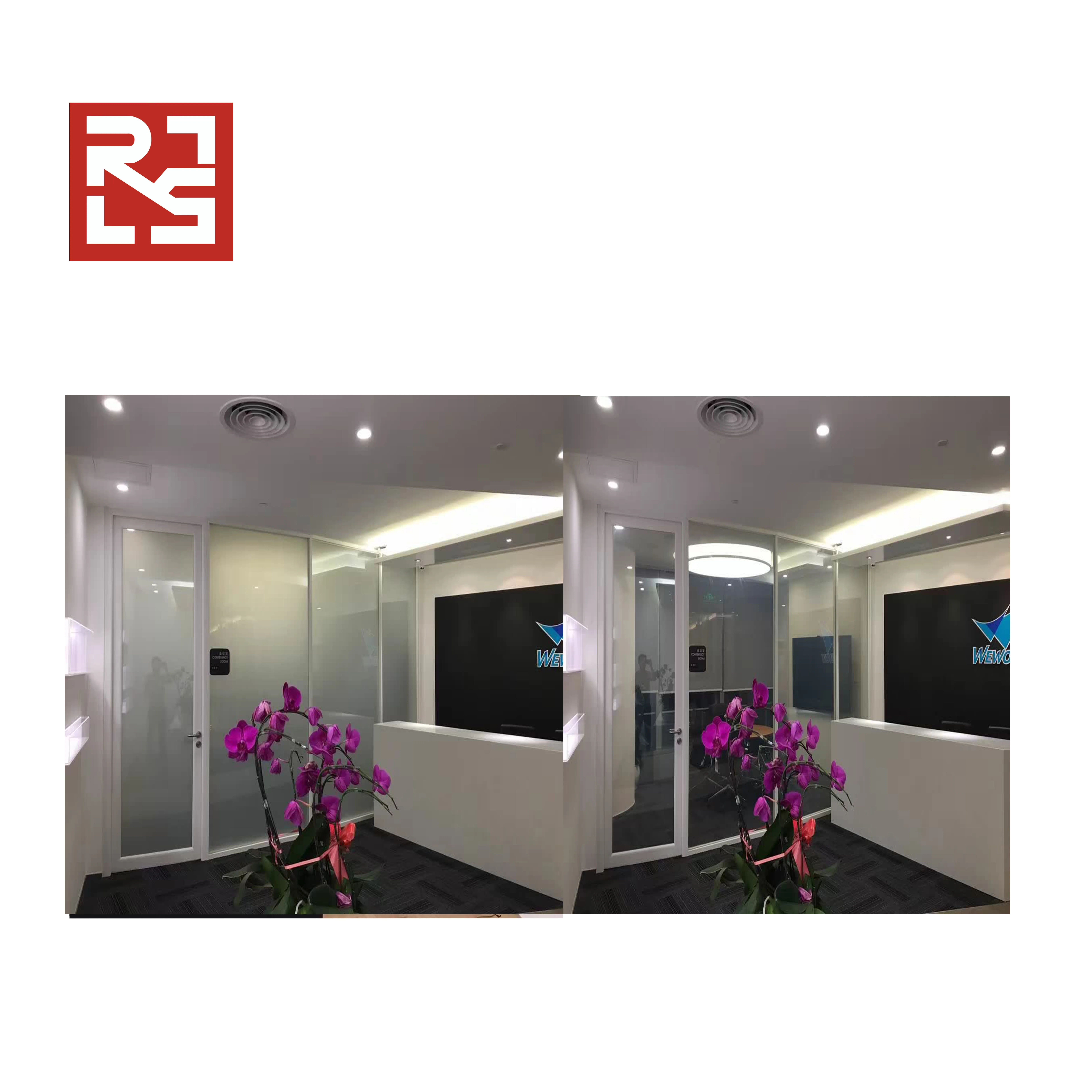 PDLC Smart Film Self-Adhesive Decorative Intelligent Glass Remote Control Tint Switchable Building Window Film
