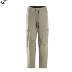 LNGXO Men's Women's Waterproof Mountaineering Pants Quick-Dry Stretchable Summer Hiking Cargo Pants For Camping Trekking Casual