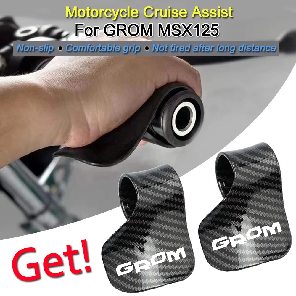 

Motorcycle Accelerator Throttle Booster Cruise Assist Wrist Rest Cruise Control Grips For Honda GROM MSX125 MSX 125 2013 - 2024