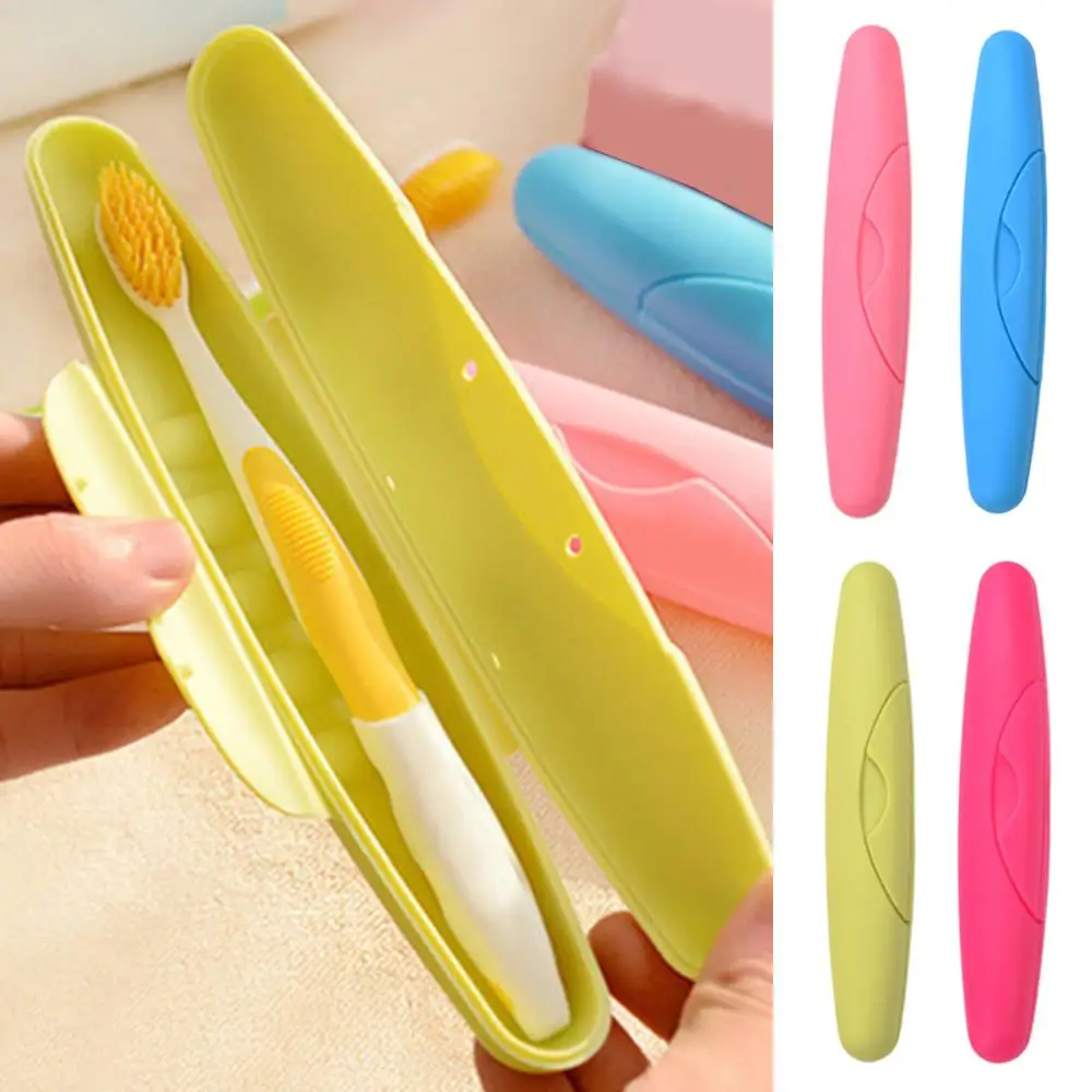 Portable Sealed Dustproof Toothbrush Case Storage Holder Box Bathroom Accessories Toothbrush Box Travel Supplies