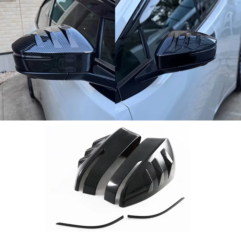 LHD RHD For Toyota Prius 60 Series 2023 2024 ABS Exterior Side Rear view Mirror Cover Door Side Molding Trim Car Styling