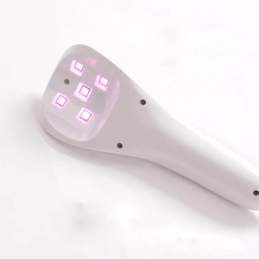 Mini suszarka do paznokci 18W, lampa do paznokci z 5 diodami LED, dwuźródłowa lampa fototerapeutyczna do suszenia żelu UV, narzędzia do manicure.
