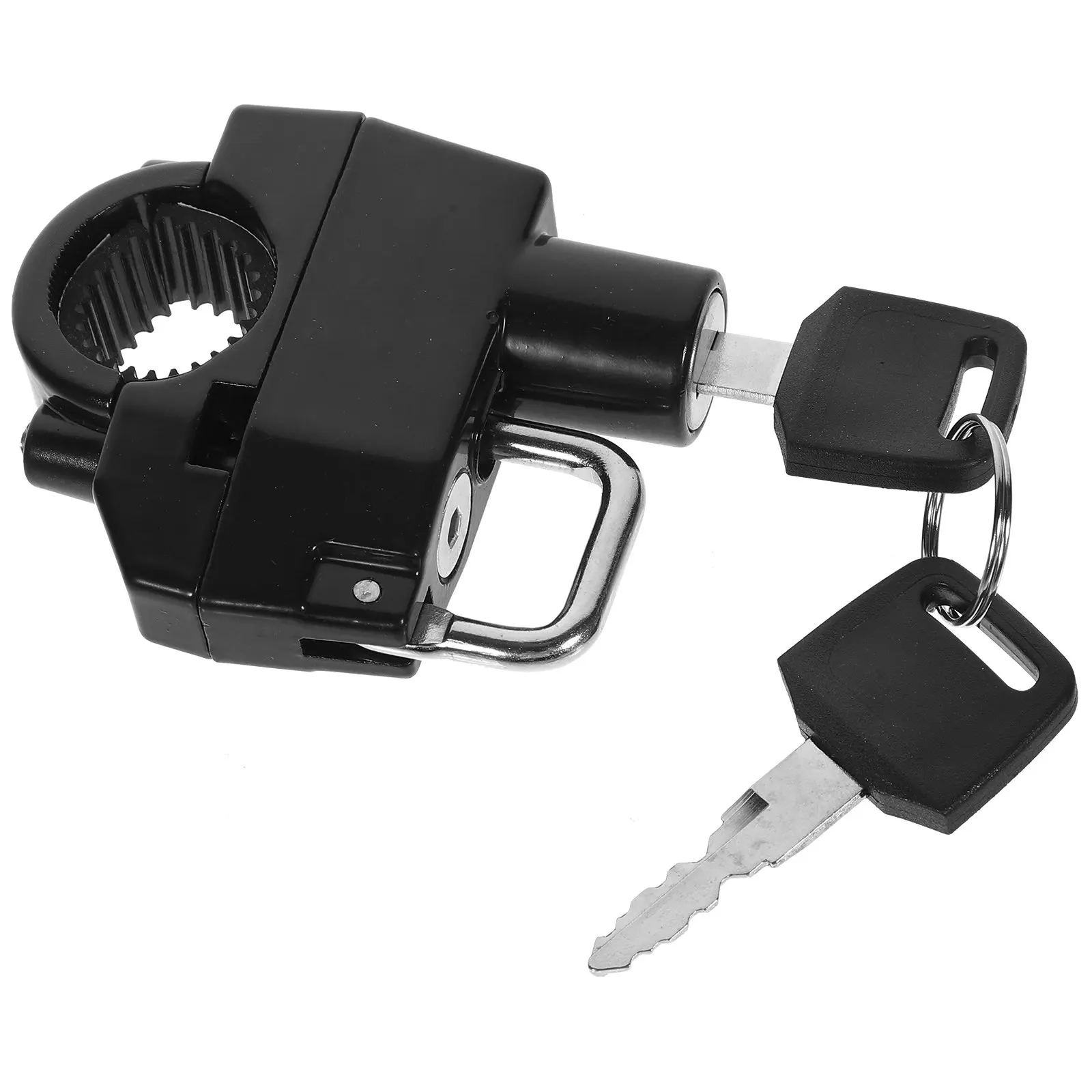 Anti-Theft Lock Security Motorcycle Hanging Lock ABS Aluminum Alloy Silicone Durable Lightweight Compact