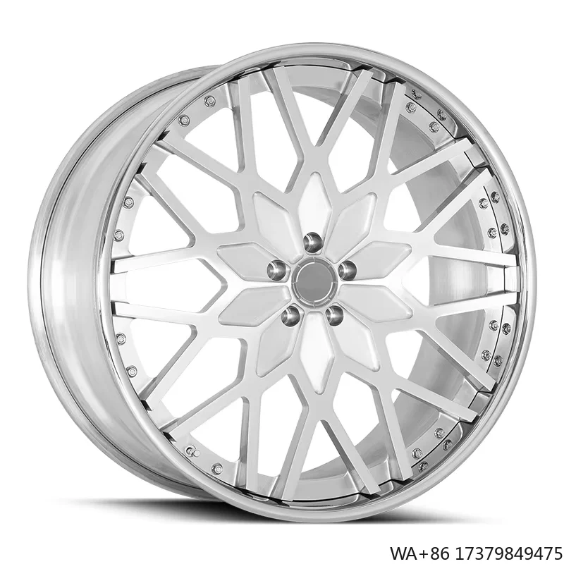 

2-piece Custom Aluminum Alloy Forged Wheel 18 19 20 21 22 24 26 Inch 5*120 5*114.3 Forged Rims