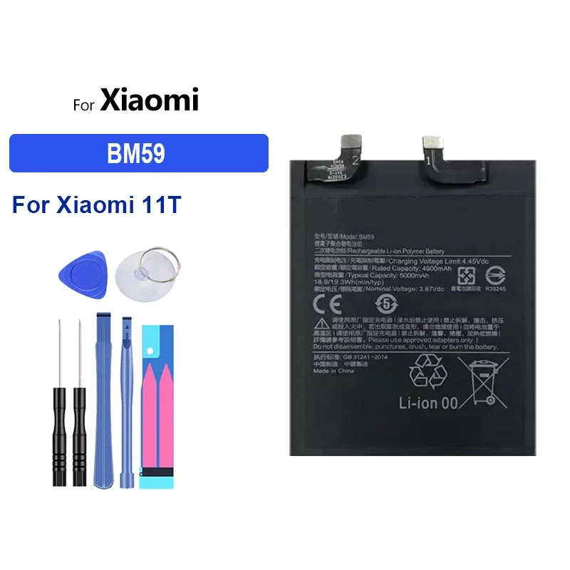 3000mAh-5000mAh Battery BM3G BN39 BM59 BM4F For Xiaomi mix 3 5G 11T A3 CC9 CC9e Play Big Power Bateria