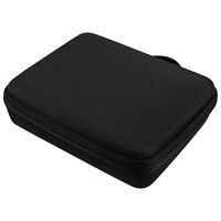 Action Camera Bag Durable Waterproof Storage Case for Medium Cameras Black Color Travel Photography Accessories