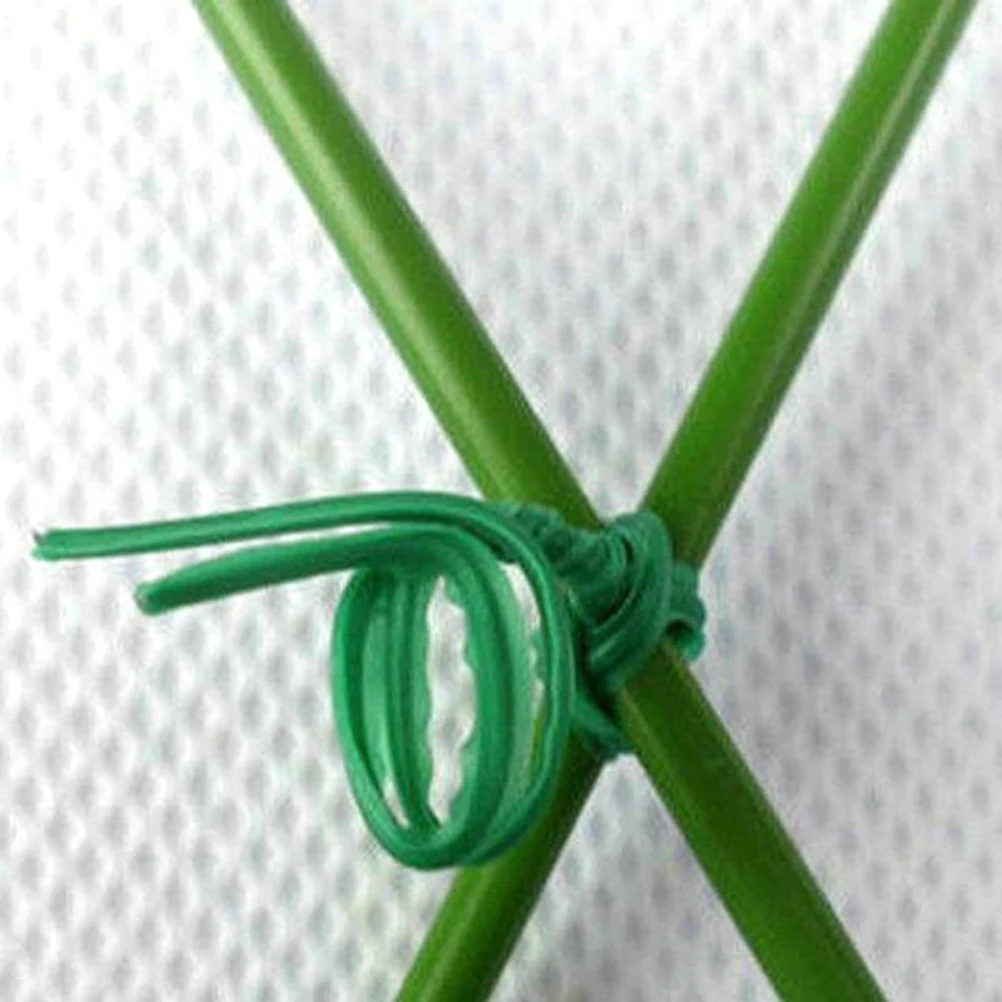 

Gardening Cable Ties Green Flexible Plant Binding Wire Rope Decorative Cord Plastic Coated Reusable Eco Friendly
