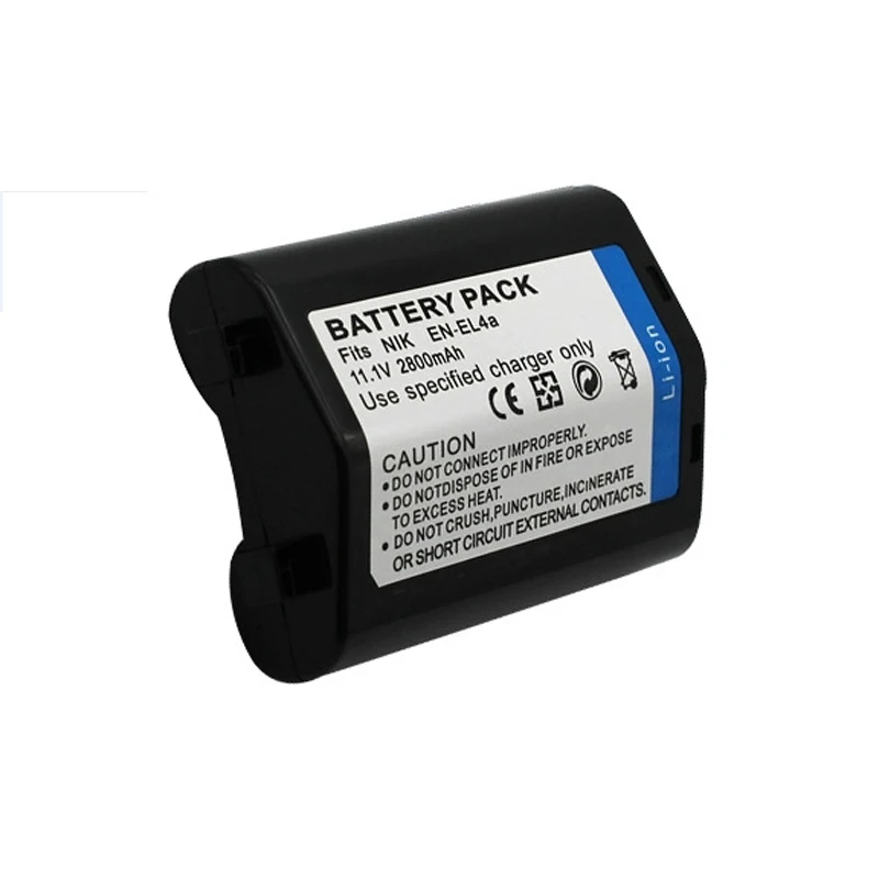 

Wholesale EN-EL4a EN-EL4 EN EL4a EL4 2800mah Replacement Battery for Nikon D3S, D2H, D2HS, D3, D2XS, D3X, D700, D300, D300S Cell