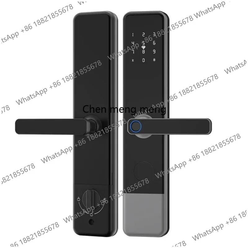 

New Arrvial WiFi Remote TTLOCK App Keyless Security NFC Card Fingerprint Password Digital Smart Locks Powered by 8pcs Batteries