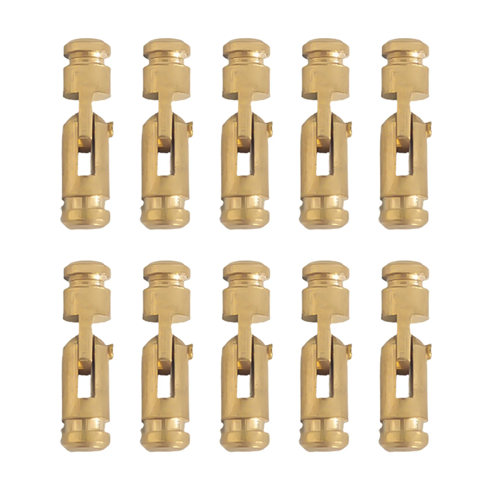 10 قطعة مجموعة المفصلي برميل النحاس المخفية المستمرة البيانو المفصلي أسطواني المفصلي ل صندوق خشبي علبة مجوهرات خزانة إصلاح الأجهزة #1