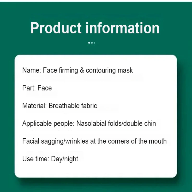 Maschera appiccicosa rassodante per il viso scolpire il viso fasciatura di sollevamento notte sonno V strumento di bellezza per il viso