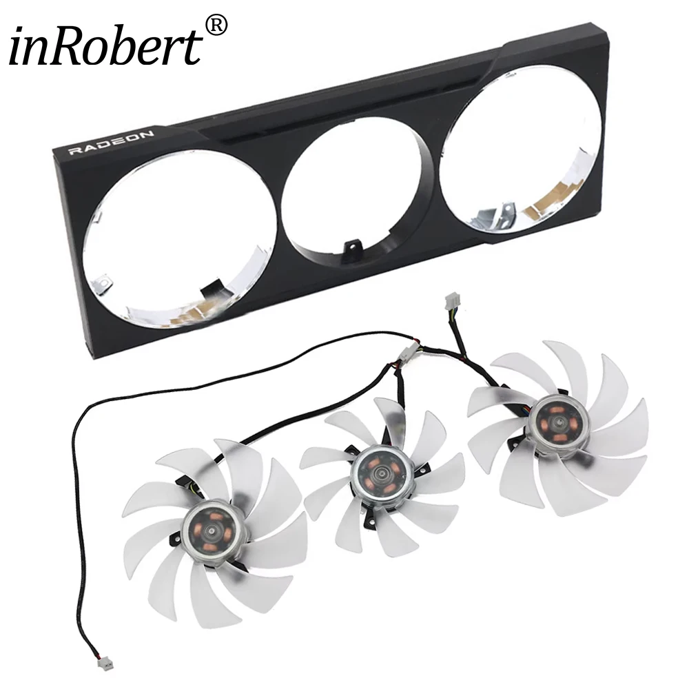 

85MM FD9015U12D RX6700XT Replacement For PowerColor Radeon RX 6700 XT Graphics Video Card Cooler Fan FD10015H12D 95mm