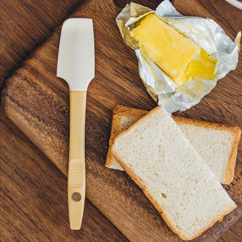 Household Two-in-one Baking Spatula Hightemperature Resistant Silicone Spatula Cream Jam Butter Spatula