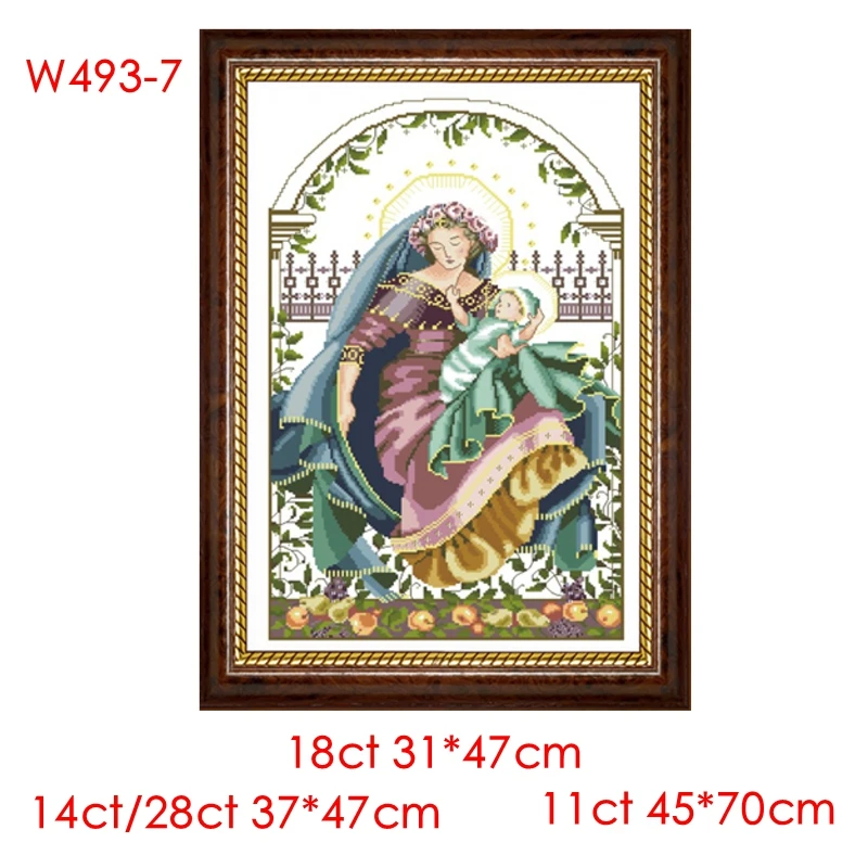 Cross Stitch Kit Princess's Garden Fairy 28ct 18ct 14ct 11ct can be Customized Printed Cloth hand Embroidery Material Kit