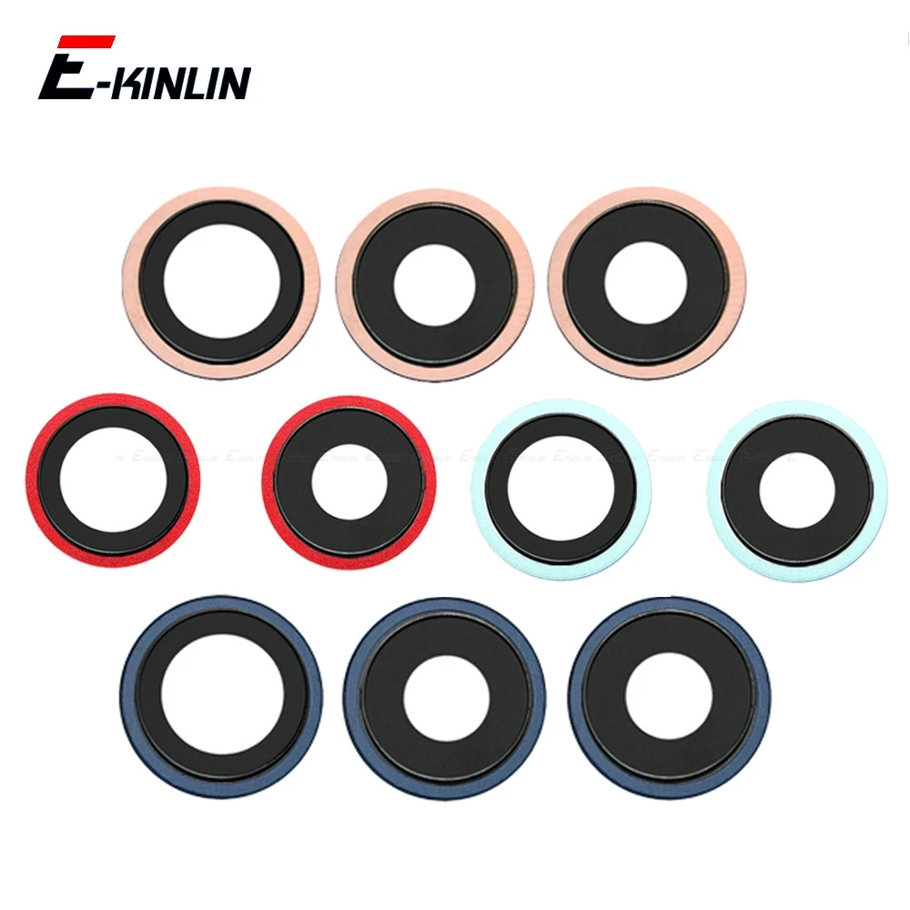 Back Rear Camera Glass Lens Ring Cover For iPhone 12 mini 12 Pro Max With Frame Holder Replacement Parts