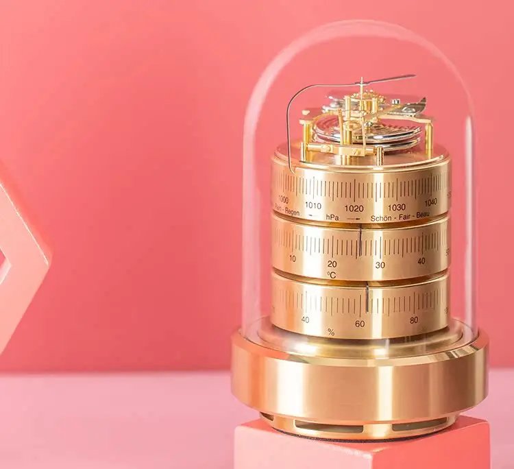 النحاس الميكانيكية الطقس متر هدايا الأعمال مكتب زخرفة مكتب