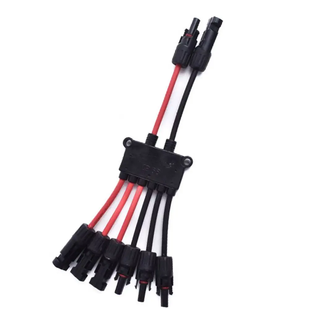 1pc  2 To 4/6/8 Y Branch Electrical Solar Connectors Photovoltaic For Solar Panels Tool-Free Connectors Splitter For Boat And RV