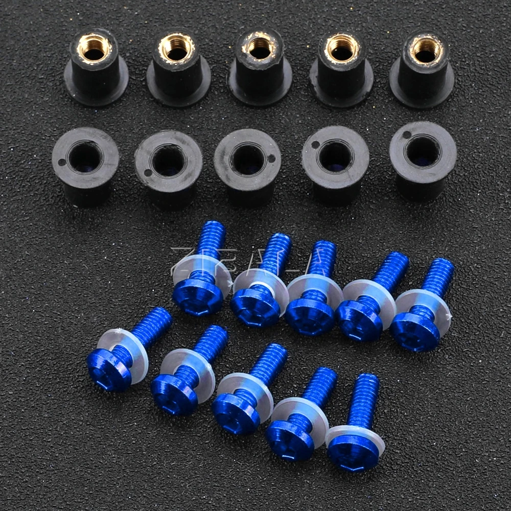 

FOR Suzuki GSX 8S 8s 2023 GSX-8R GSX8R GSX 8R 2024 2025 2026 Motorcycle Windscreen Windshield Nuts Bolts Screw Rubber Rivet Kits