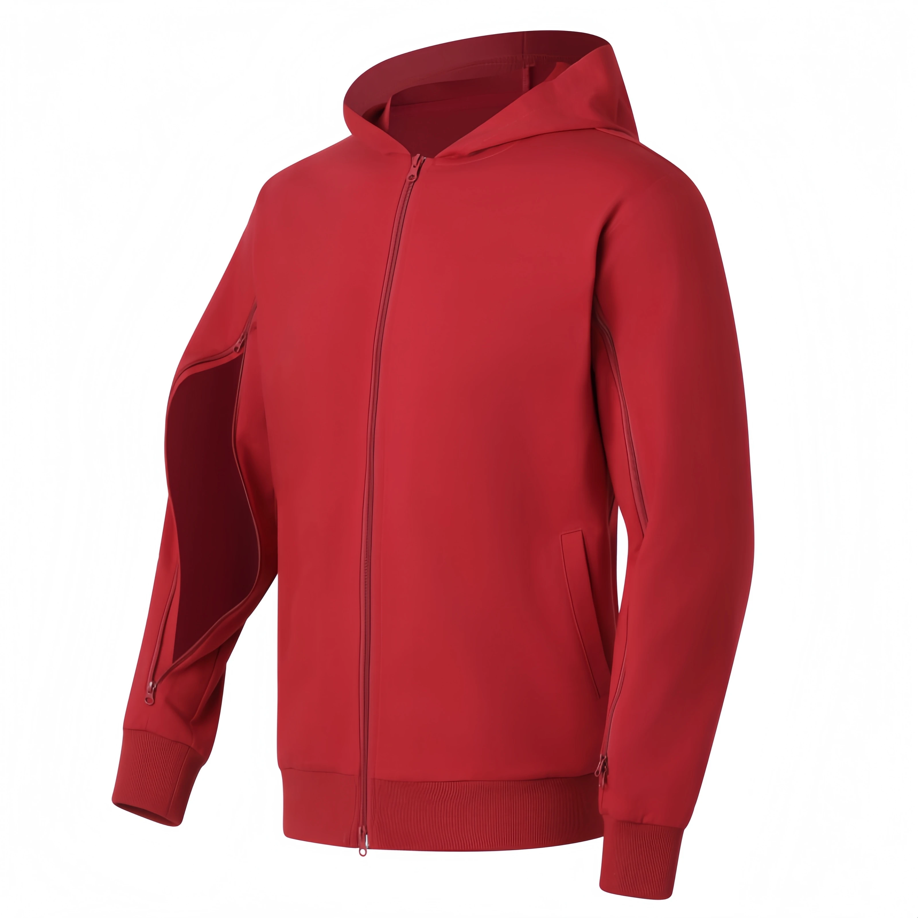 Hoodie Dialisis Uniseks 2 Pak dengan Ritsleting Lengan Dua Arah, Kain Antibakteri Plasma, Kenyamanan Musim Semi Musim Panas Musim Gugur