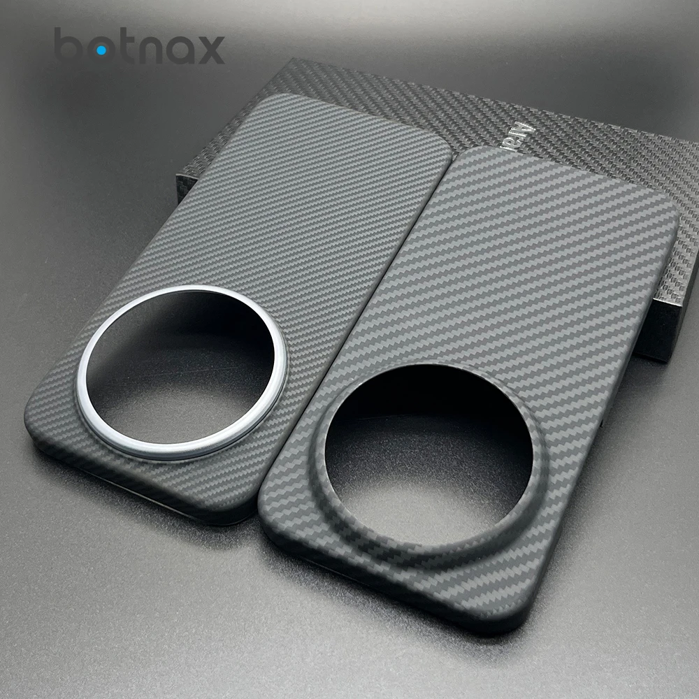 Capa de Fibra de Carbono para Xiaomi 17 Ultra, Leve, Anti-Risco, Capa Traseira Slim de Aramida Kevlar com Lente