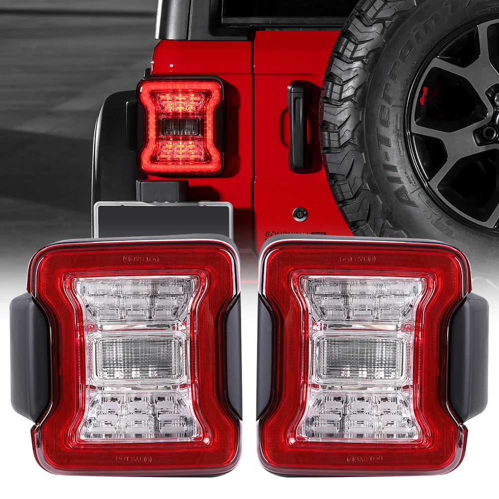 

For Jeep Wrangler JL led Tail Lights Led Lights car accessories Led 24v Truck Rear Taillight Reverse Turning Light Running Light