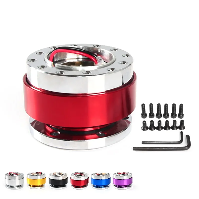 

Универсальный быстросъемный комплект рулевого колеса автомобиля диаметром 60 мм — быстрая установка/снятие по секунд | Противоугонная безопасность для модифицированных транспортных средств