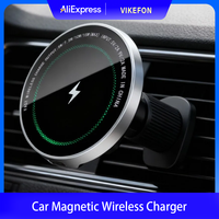 Car Air Outlet Magnetic Wireless Charger Phone Holder Stand For Magsafe iPhone 17 16 15 14 13 12 Pro Max Fast Charging Station