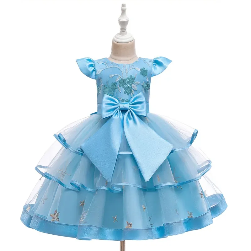 Summer Children Clothing Girls Prom Dresses Fashion Kids Dresses for Girls Sleeveless Kids Girls Party Dress 2-10 Years