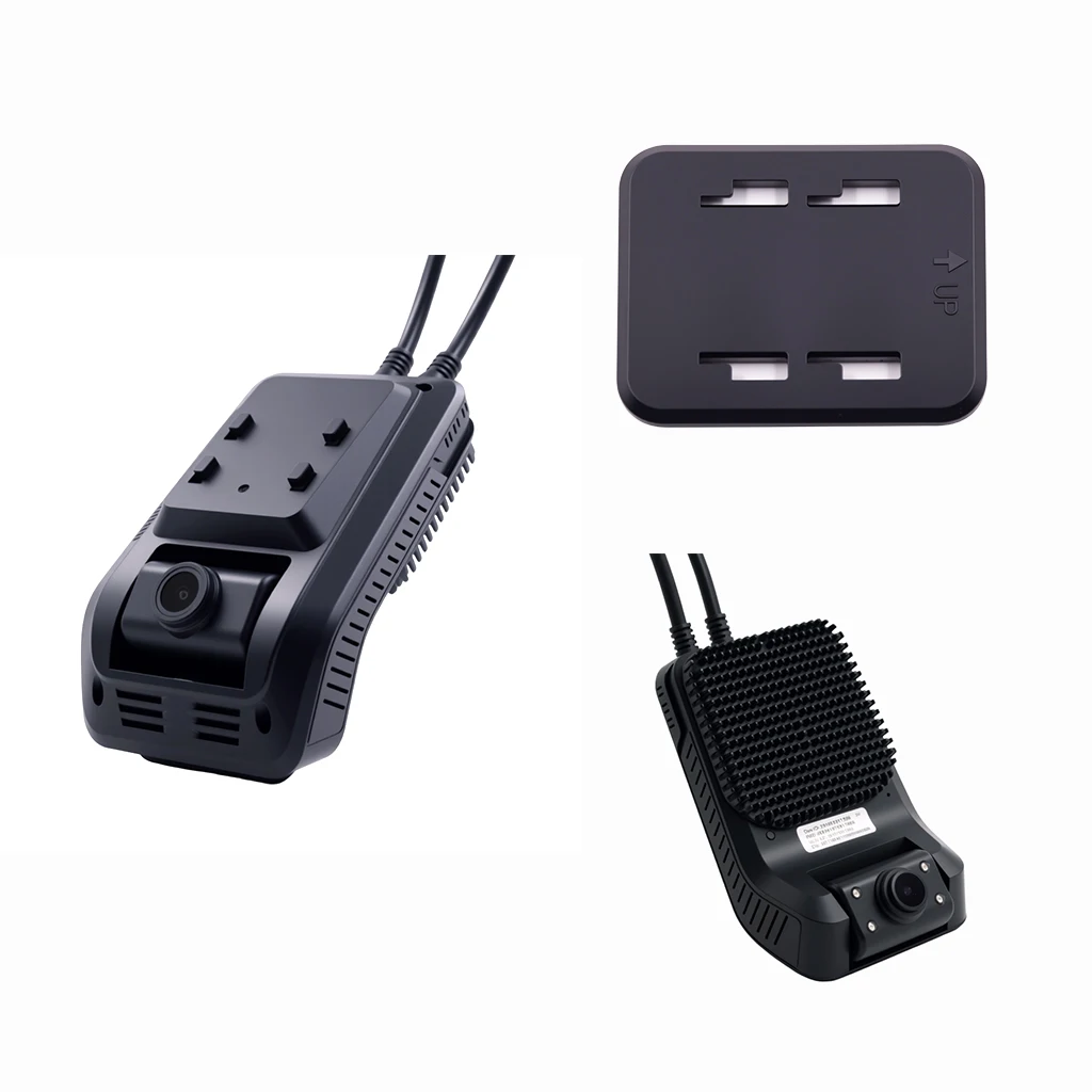 

4 камеры, 118 градусов, широкоугольный HD 1080P, видеорегистратор, автомобильный видеорегистратор, передний внутренний и задний черный ящик, видеорегистратор AI для вождения