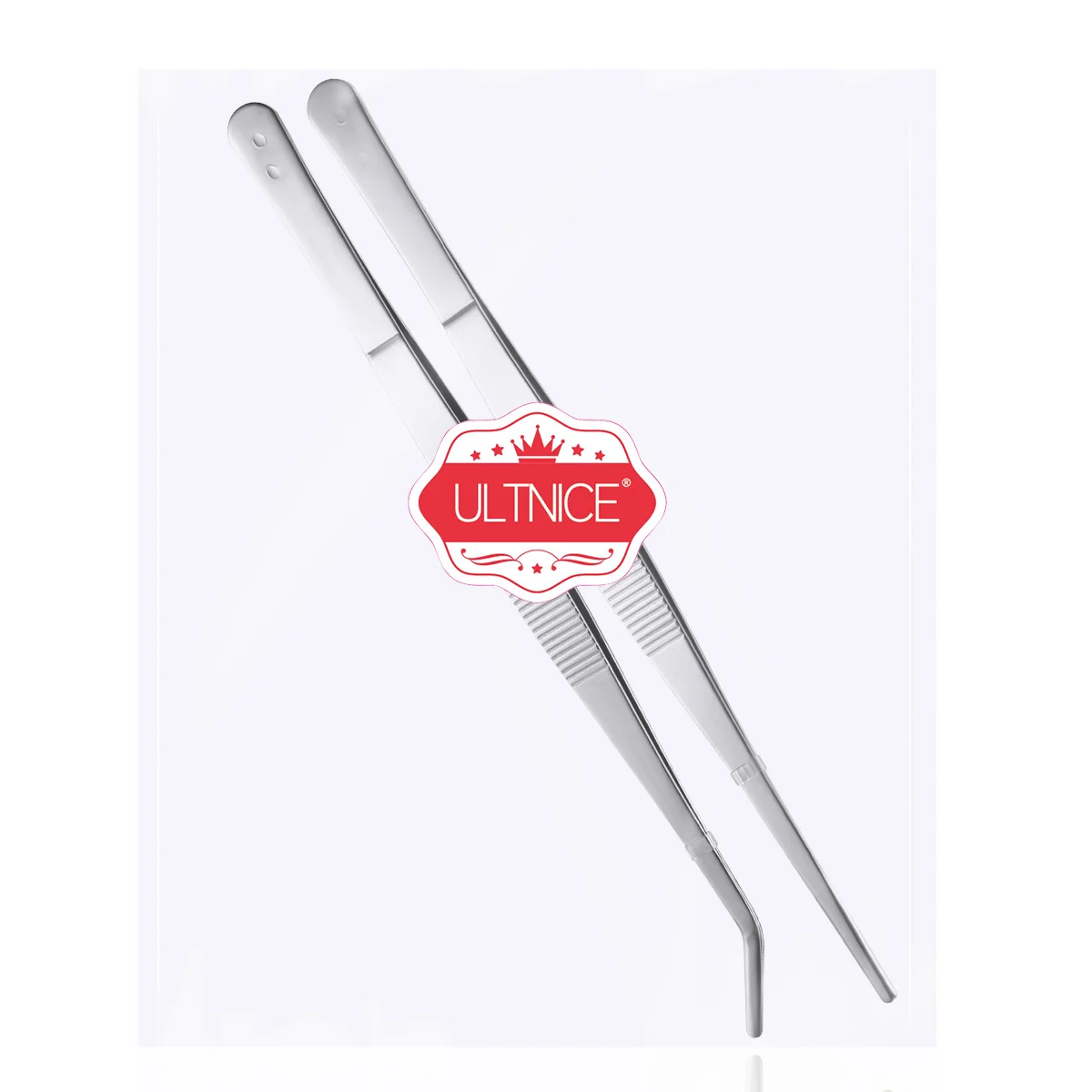 Lash Tweezers Angled Feeding Straight Curved Tongs Jewelry Stainless Steel Women's