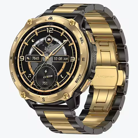 Reloj Inteligente GPS KOSPET TANK T4 Edición Especial, Reloj Militar para Hombre con 2 Correas, Mapas Offline 10ATM, 180+ Modos Deportivos